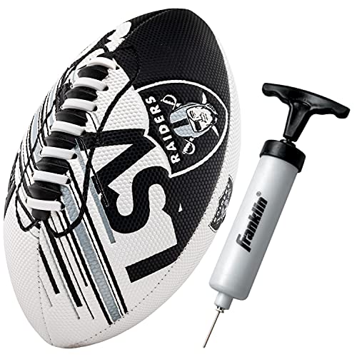 Franklin Sports NFL Las Vegas Raiders Football - Youth - 8.5" - SPACELACE  Grip