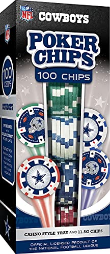 NFL Dallas Cowboys NFL 100-Piece Poker Chips