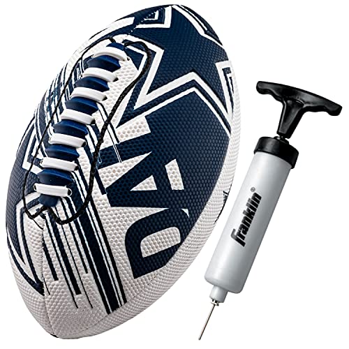 Franklin Sports NFL Dallas Cowboys Football - Youth 8.5" - SPACELACE Grip