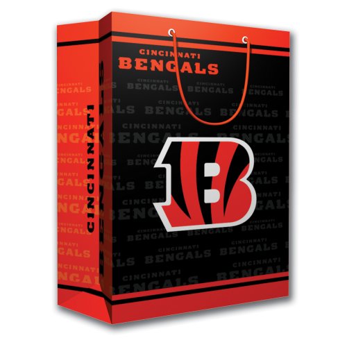 NFL Cincinnati Bengals Gift Bag, Large L L