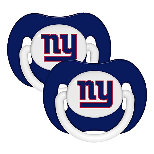 Baby Pacifier (2 Pack) - NFL New York Giants Team Colors OS