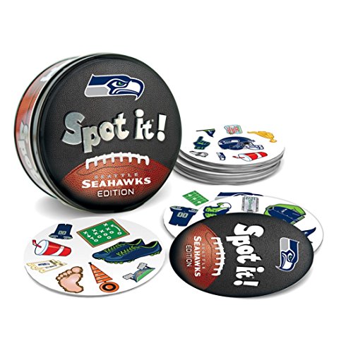 NFL Spot It! Seattle Seahawks Edition One Size