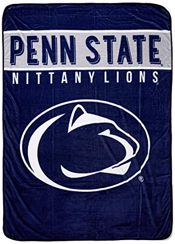 NCAA Penn State Nittany Lions Raschel Throw Blanket, 60" x 80", Basic