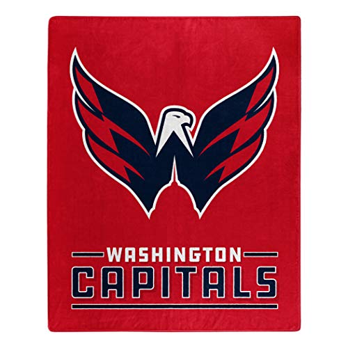 NHL Washington Capitals 50" x 60" Raschel Interference Design Blanket One Size