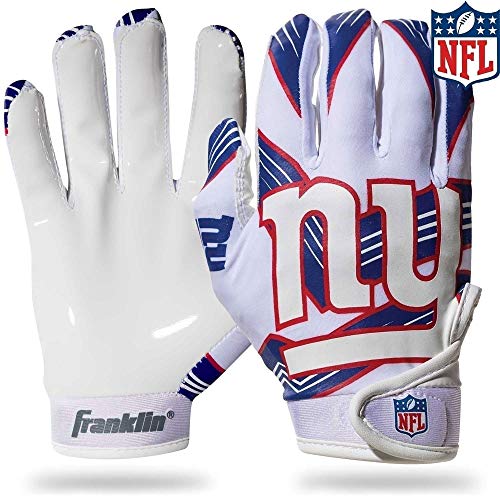 Franklin Sports New York Giants Youth NFL Football Receiver Gloves - S/XS Pair