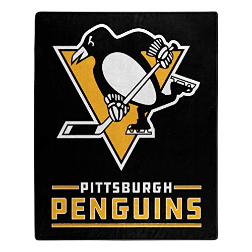 NHL Pittsburgh Penguins 50" x 60" Raschel Design Blanket, One Size