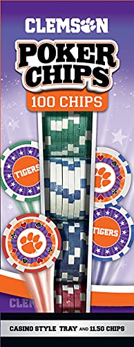 NCAA 100 Piece Poker Chips One Size