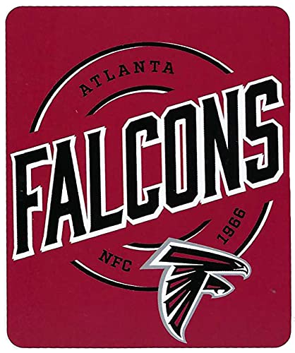 NFL Atlanta Falcons Fleece Throw Blanket, 50" x 60", Campaign