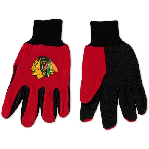 NHL Chicago Blackhawks Two-Tone Gloves