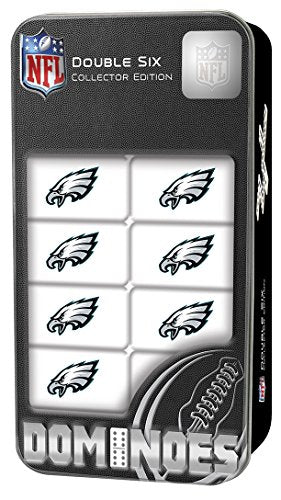 NFL Philadelphia Eagles Collector Edition Double Six Dominoes