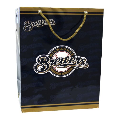 MLB Milwaukee Brewers Gift Bag, Medium M M