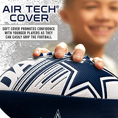 Franklin Sports NFL Dallas Cowboys Football - Youth 8.5" - SPACELACE Grip