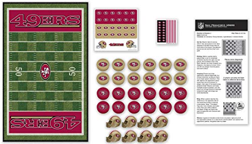 NFL San Francisco 49ers Checkers Board Game , 13" x 21"