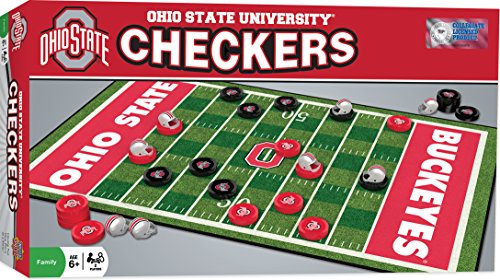 NCAA Ohio State Buckeyes Checkers Board Game , 13" x 21"