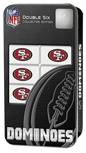 NFL San Francisco 49ers Collector Edition Double Six Dominoes