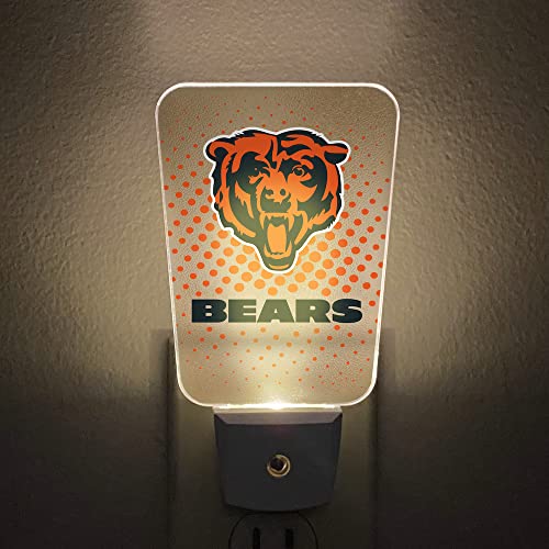 Party Animal NFL Chicago Bears Team Night Light, Team Color