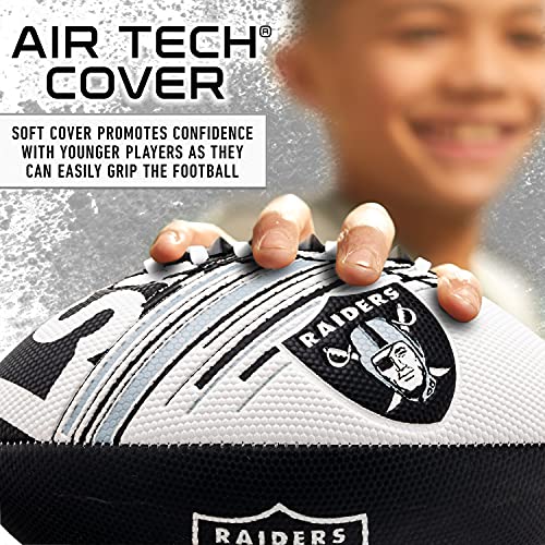 Franklin Sports NFL Las Vegas Raiders Football - Youth - 8.5" - SPACELACE  Grip