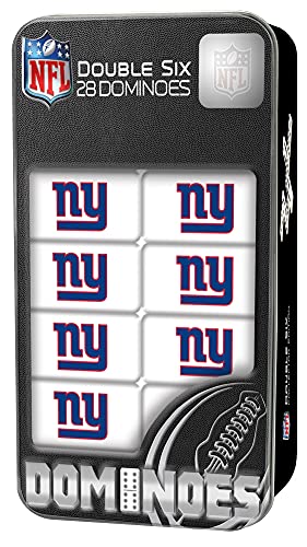 NFL New York Giants Collector Edition Double Six Dominoes One Size