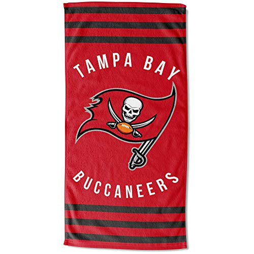 NFL Tampa Bay Buccaneers 30" x 60" Striped Beach Towel