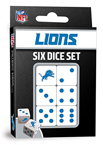 NFL Detroit Lions Dice Set, One Size