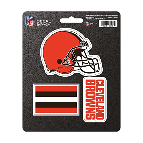 NFL - Cleveland Browns 3 Piece Decal Set