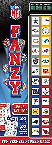 NFL League Fanzy Dice Game, for 2-4 Players, Ages 6+