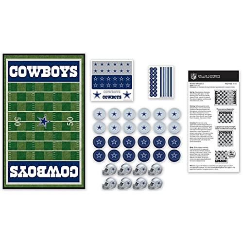 NFL Dallas Cowboys Checkers Board Game , 13" x 21"