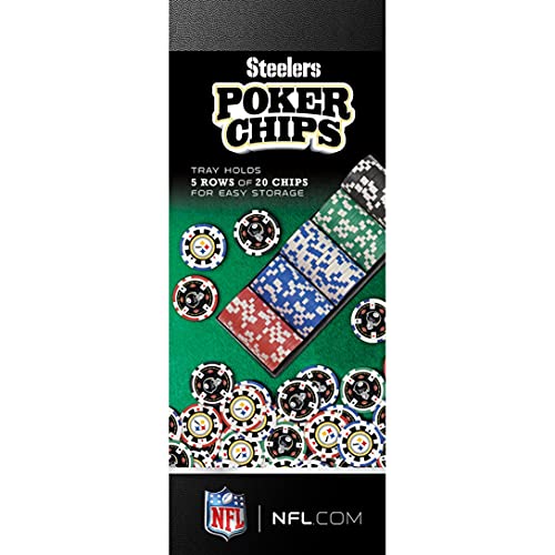 NFL Pittsburgh Steelers Poker Chips, 100 Piece