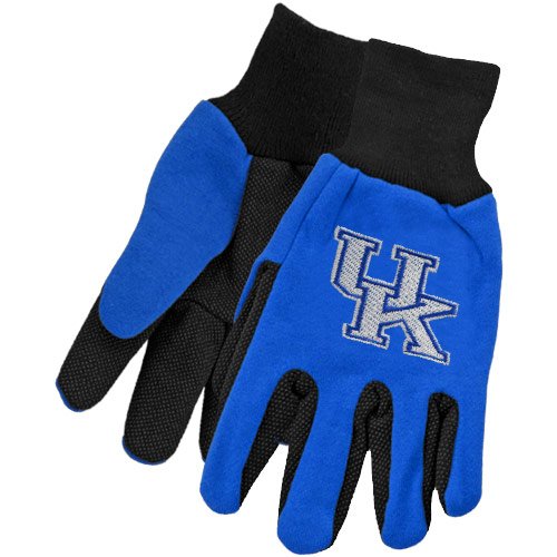 NCAA Kentucky Wildcats Two Tone Gloves; Adult - All Purpose