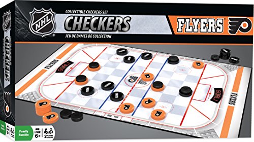 NHL Philadelphia Flyers Checkers Board Game , 13" x 21"