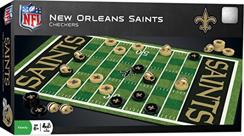 NFL New Orleans Saints Checkers Board Game , 13" x 21"