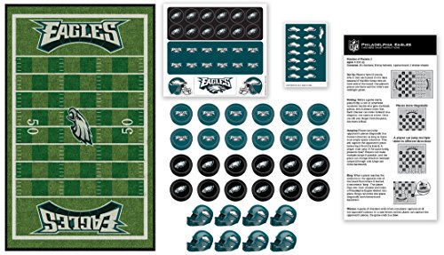 NFL Philadelphia Eagles Checkers Board Game , 13" x 21"