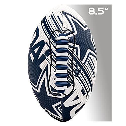 Franklin Sports NFL Dallas Cowboys Football - Youth 8.5" - SPACELACE Grip