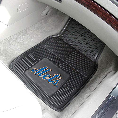 MLB - New York Mets Heavy Duty Car Mat Set - 2 Pieces