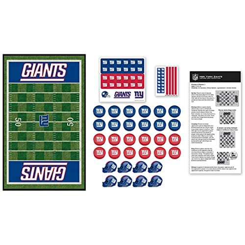 Artissimo NFL New York Giants Checkers, Gray, Small,Team Color,13" x 21",41452 S