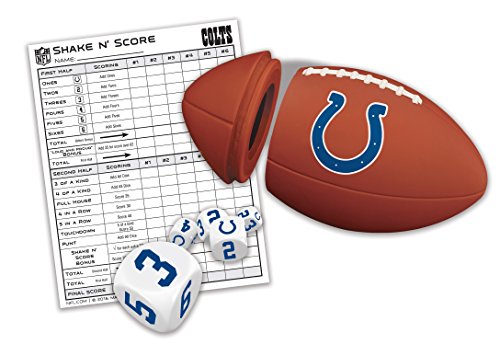 NFL Indianapolis Colts Shake N' Score Travel Dice Game