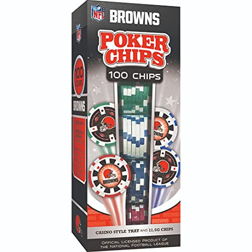 NFL Cleveland Browns Poker Chips 100 Pieces