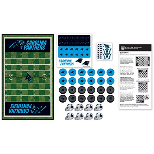 NFL Carolina Panthers Checkers Board Game Set, For 2 Players, Ages 6+ 13" x 21"