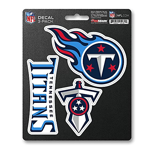 NFL Tennessee Titans 3 Piece Decal Set