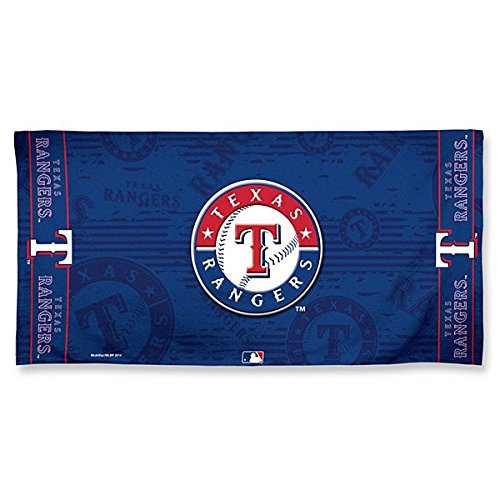 MLB Texas Rangers Shadow Logo Beach Towel