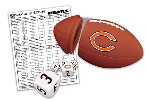 NFL Chicago Bears Shake N' Score Travel Dice Game