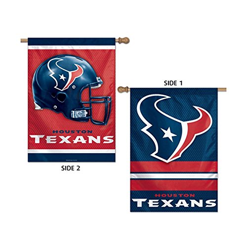 NFL Houston Texans 2 Sided Vertical Flag, 28" x 40"