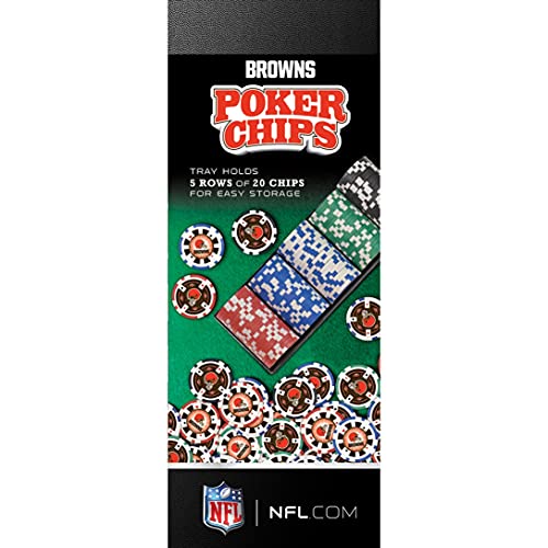 NFL Cleveland Browns Poker Chips 100 Pieces