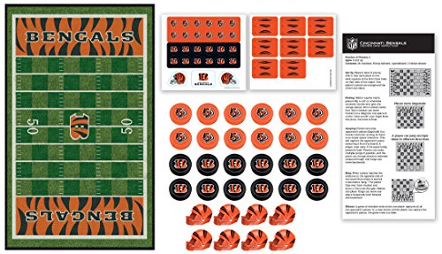 Family Game - NFL Cincinnati Bengals Checkers - Officially Licensed