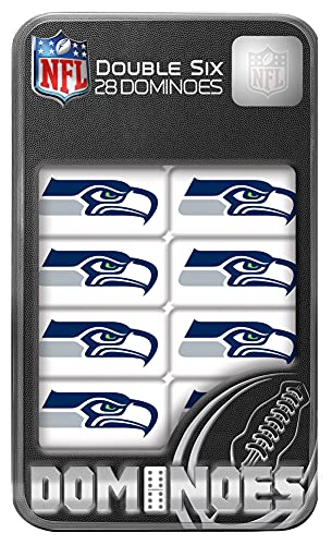 NFL Seattle Seahawks Collector Edition Double Six Dominoes One Size