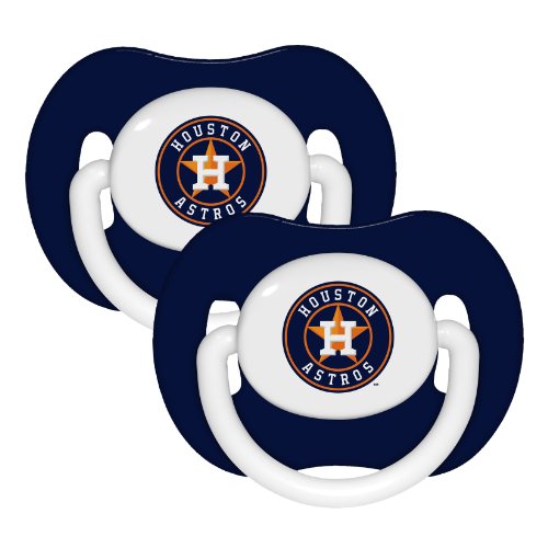 MLB Pacifier - Houston Astros Team Colors by Baby Fanatic