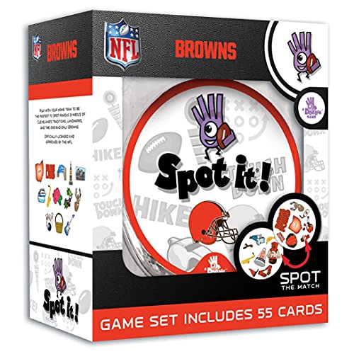 NFL Spot It! Card Game - Cleveland Browns Spot It! Game