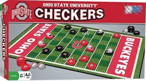 NCAA Ohio State Buckeyes Checkers Board Game , 13" x 21"