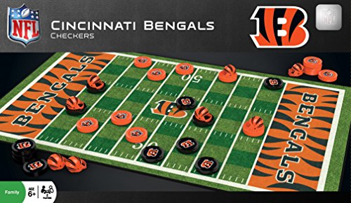 Family Game - NFL Cincinnati Bengals Checkers - Officially Licensed