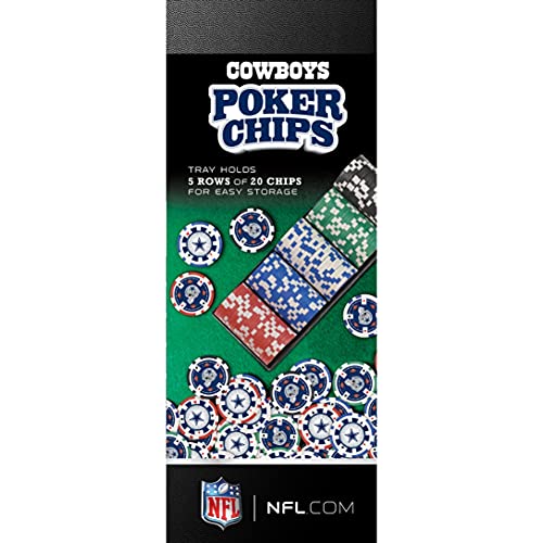 NFL Dallas Cowboys NFL 100-Piece Poker Chips